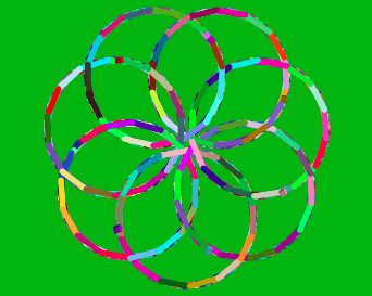 My Technicolor Flower