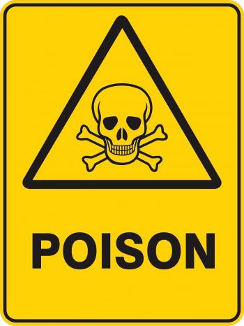 warning poison sign