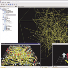 screen shot of netlogo model from Project GUTS webpage collage