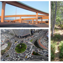 Traffic images for Project GUTS collage