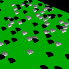 Screen shot of Daisy World model