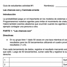 Hoja de actividad Dados y datos