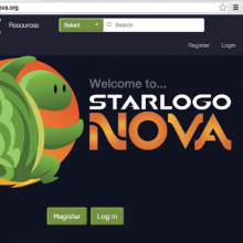 StarLogo Nova 2.0 Splash screen