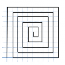 Skill building lawnmower spiral