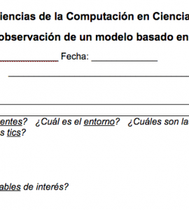 Guía de observación de un modelo basado en agentes