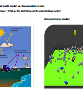 Screenshot of an activity sheet